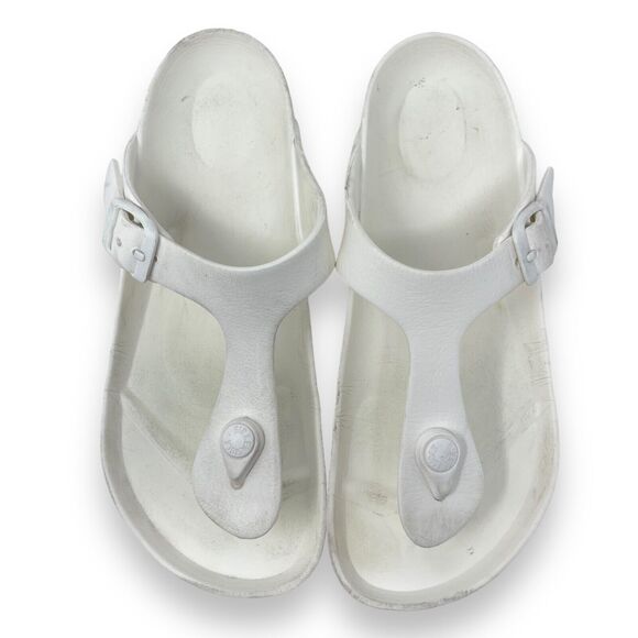 Women’s Birkenstock Gizeh Essentials EVA Slide Sandal White Size 36 - Picture 1 of 11